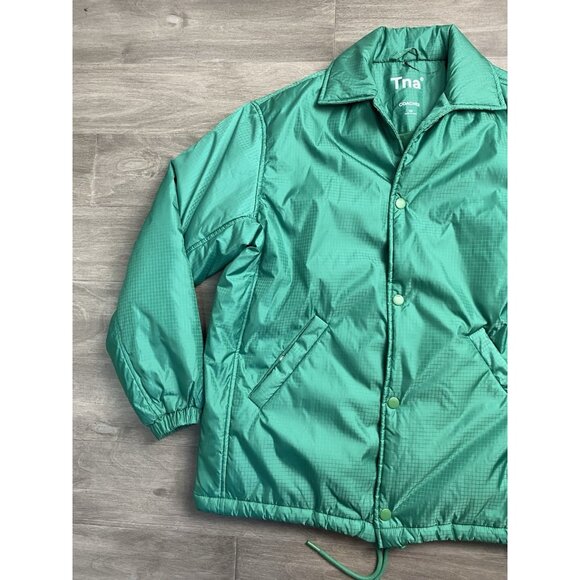 Aritzia Tna Coaches Jacket Limited Edition Insulated Extra Oversize Size Xs - Picture 6 of 10